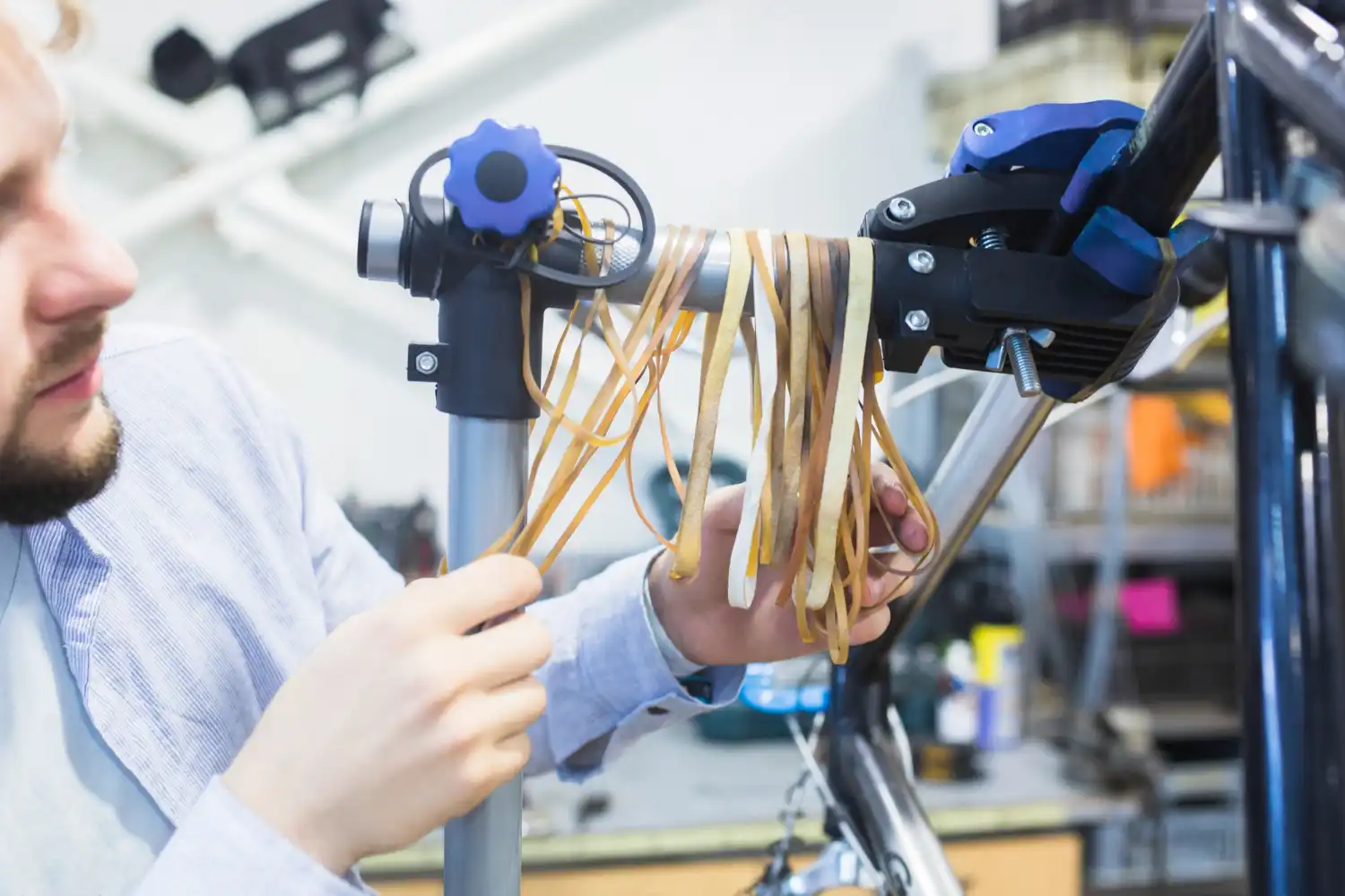 Limpieza y alineación previa al hilado